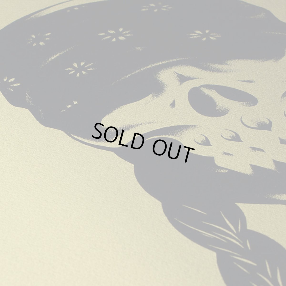 画像5: USUGROW / THE EARLY DAYS SILK SCREEN PRINT : GOLD (5)