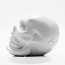 画像2: USUGROW / HASADHU SHINGON SKULL SOFT VINYL SCULPTURE IN WHITE (2)