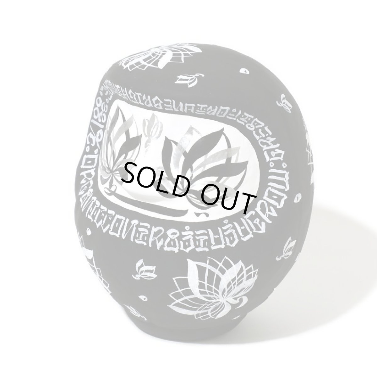 画像4: USUGROW / 開運だるま 蓮丸さん 2020 / 黒 蓮小 (4)