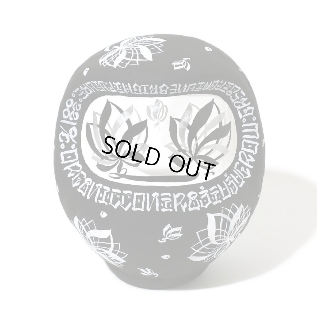 画像5: USUGROW / 開運だるま 蓮丸さん 2020 / 黒 蓮小 (5)