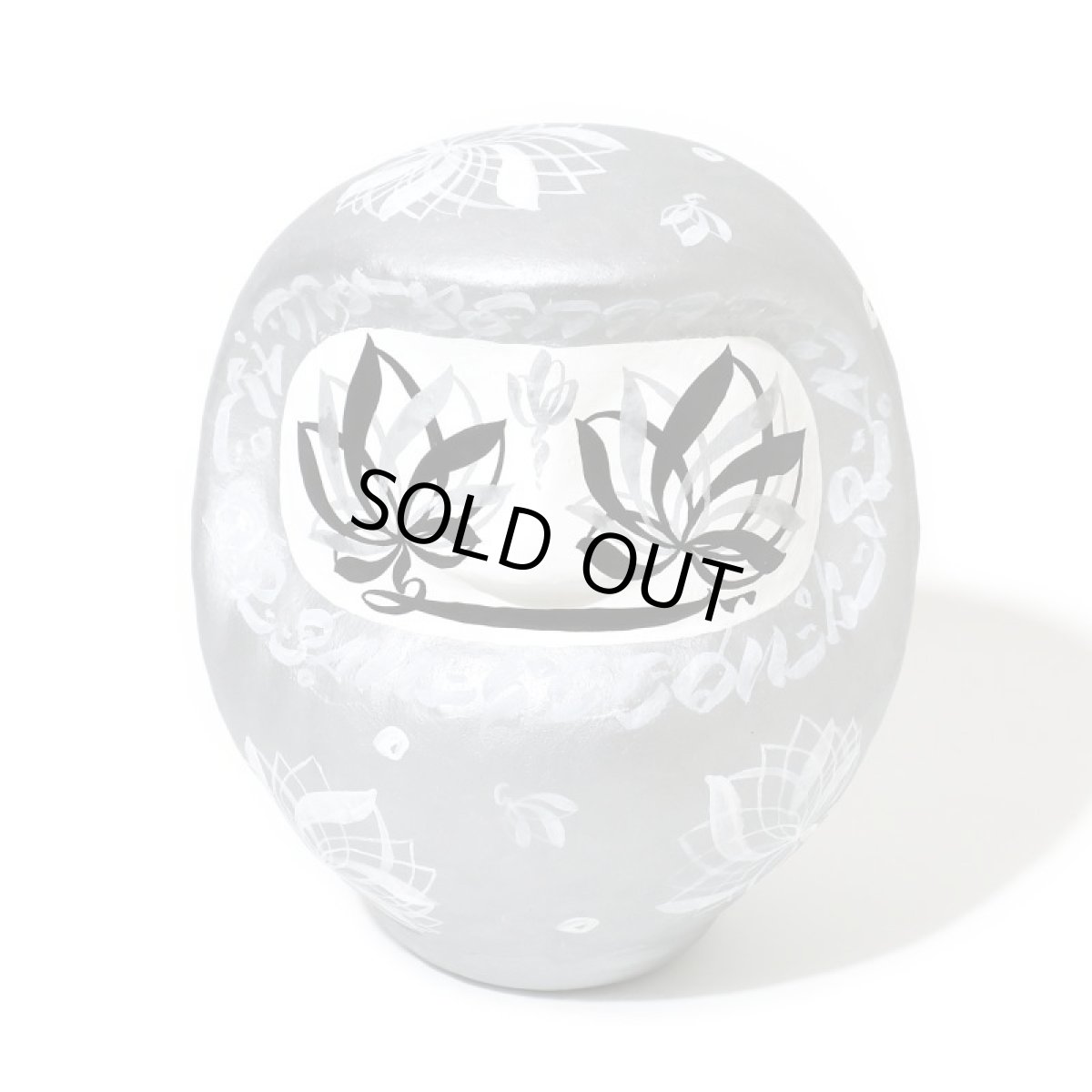 画像2: USUGROW / 開運だるま 蓮丸さん 2020 / 銀 蓮小 (2)