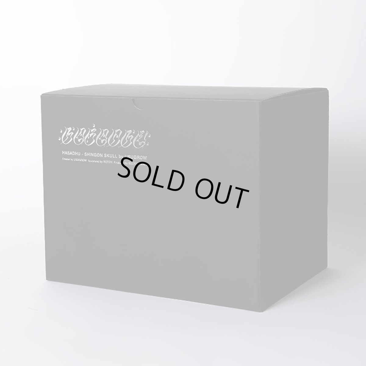 画像5: USUGROW / HASADHU SHINGON SKULL SOFT VINYL SCULPTURE IN WHITE (5)