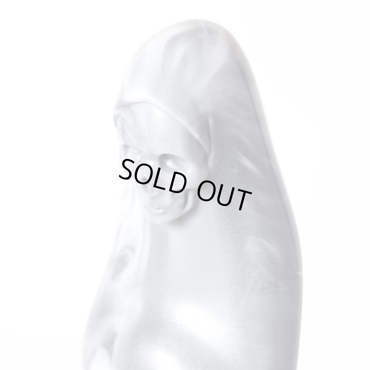 画像4: USUGROW / KOKUTEN RITSUZOU SOFT VINYL SCULPTURE WHITE x SILVER MARBLE (4)