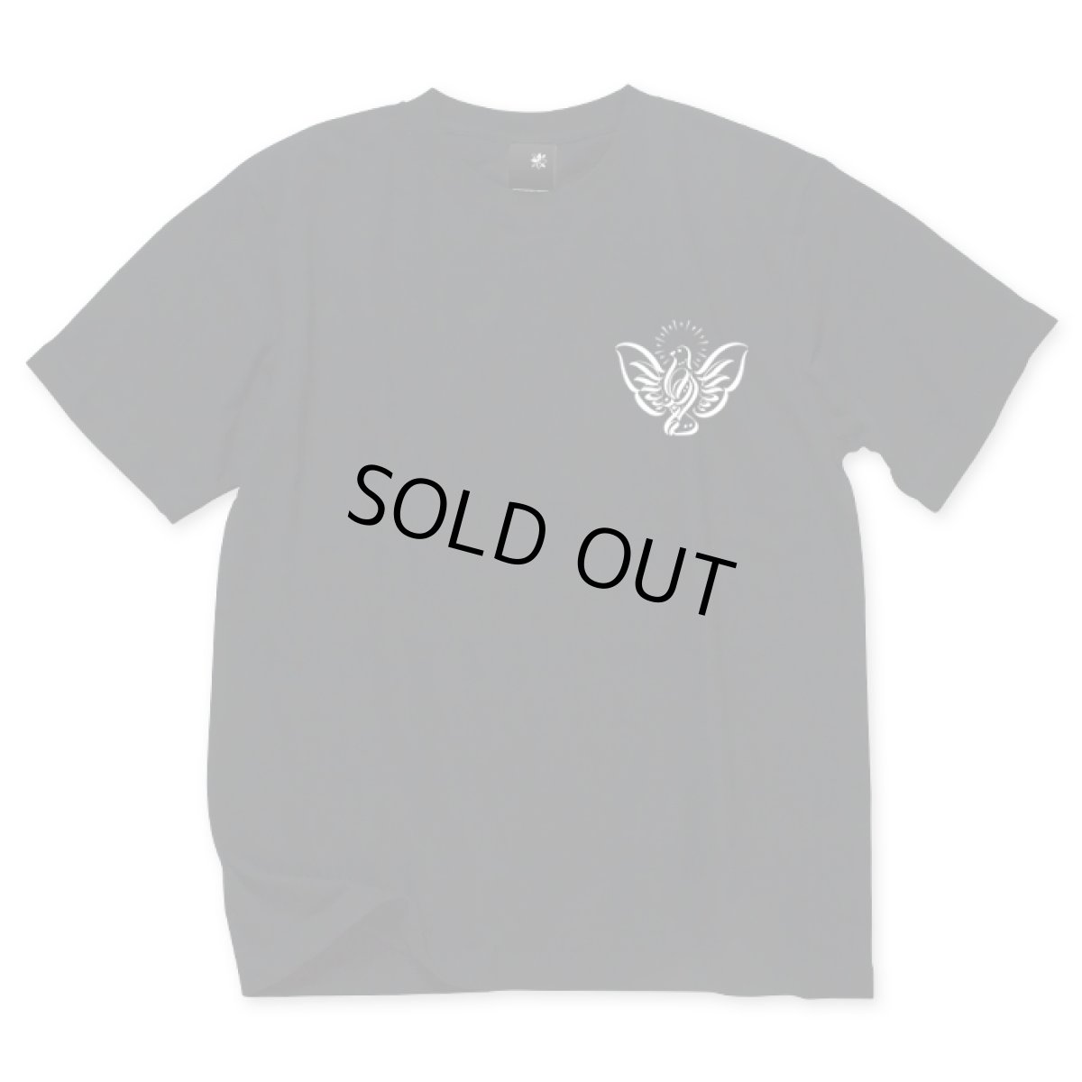 画像2: USUGROW / P-DOVE BLACK TEE (2)