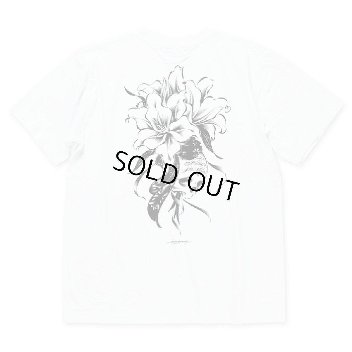 画像1: USUGROW / REBIRTH WHITE TEE (1)