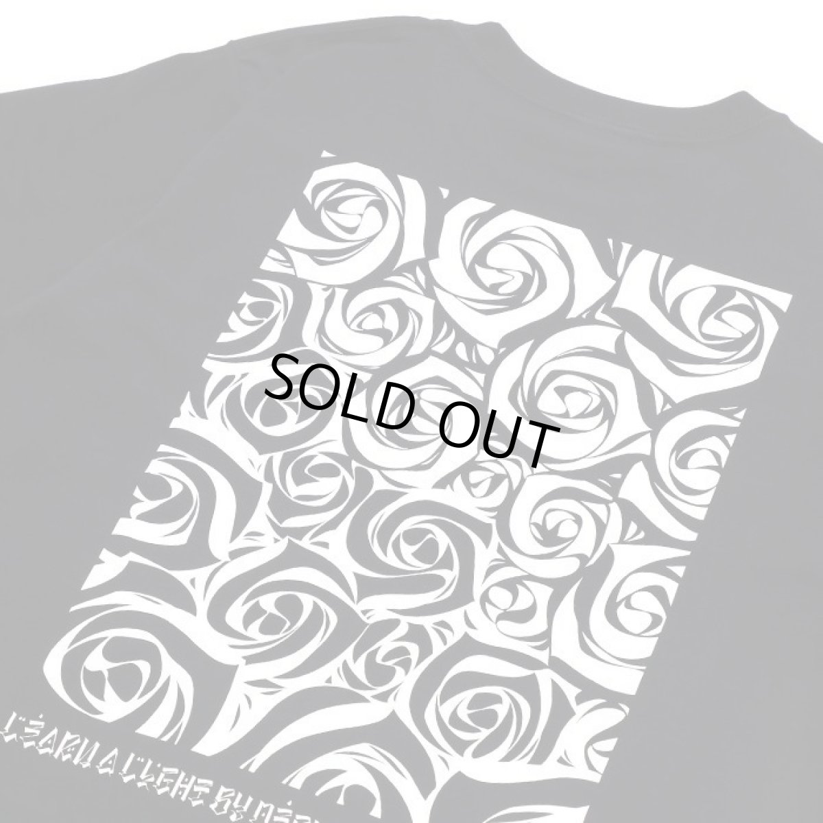 画像3: USUGROW / ROSES 2020 BLACK TEE (3)