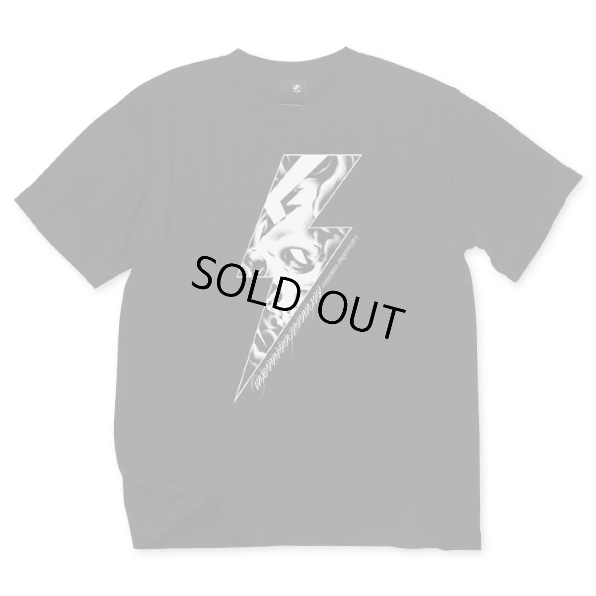 画像1: USUGROW / RIDE THE LIGHTNING BLACK TEE (1)