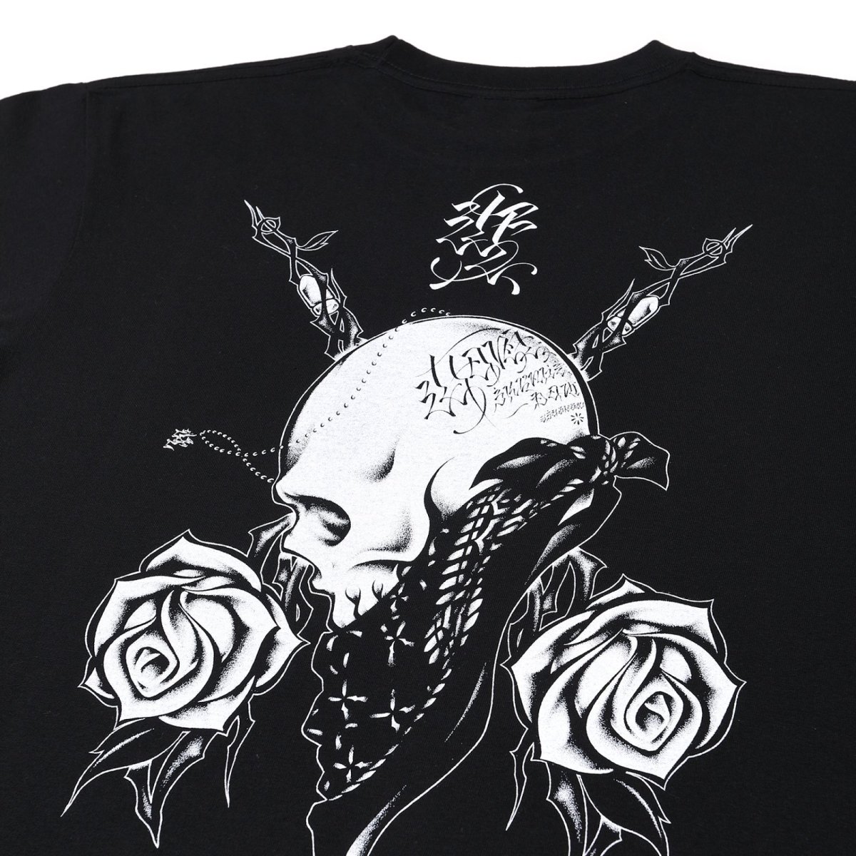 画像3: USUGROW / BEAUTIFUL THORNS BLACK TEE (3)