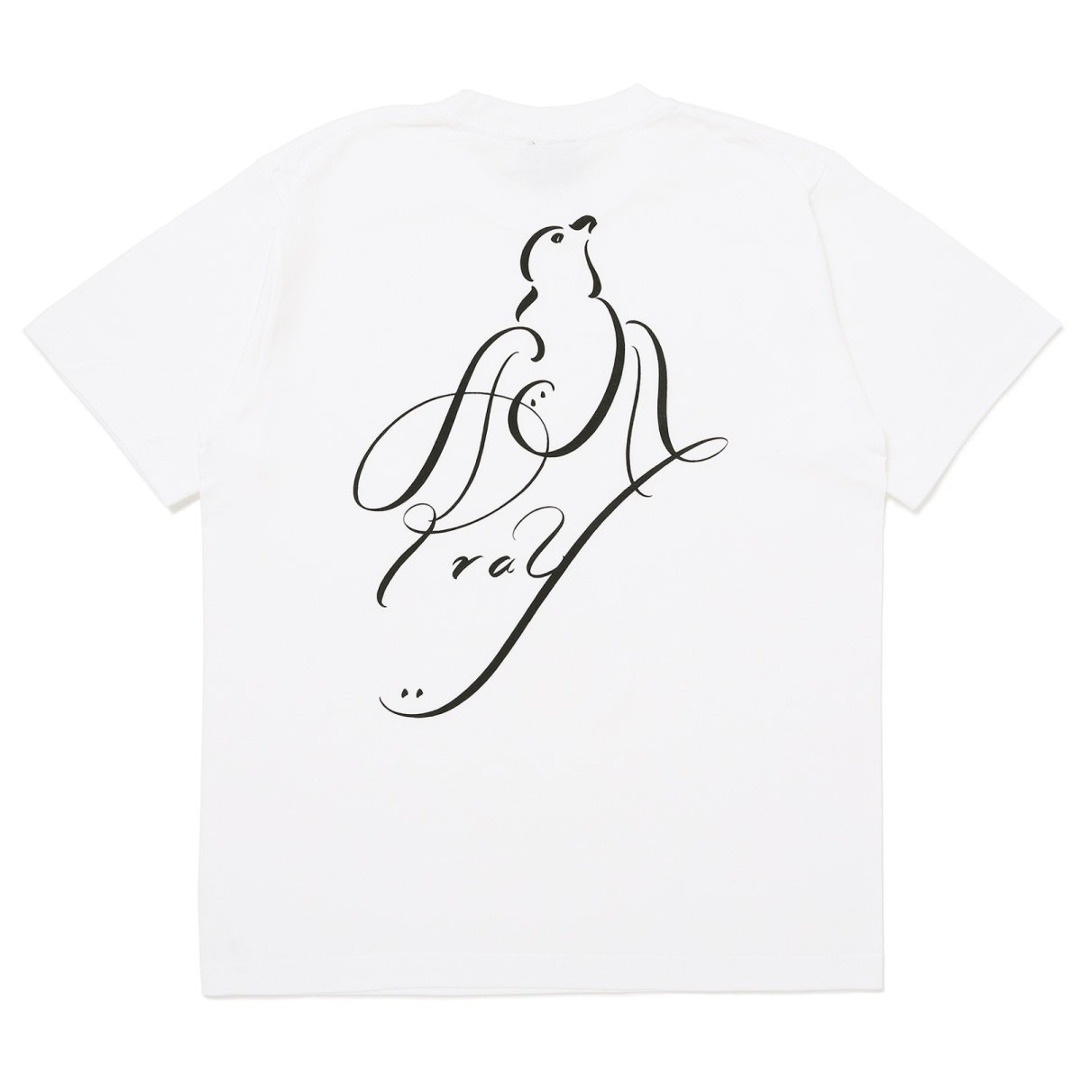 画像1: USUGROW / PRAY WHITE TEE (1)