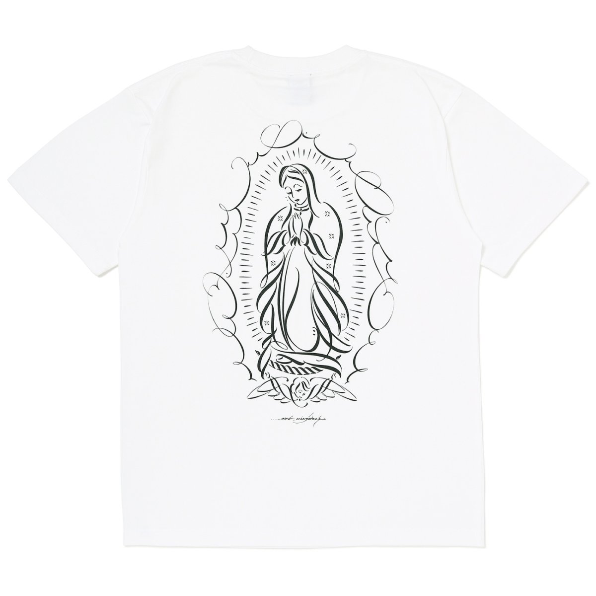 画像1: USUGROW / PRAYER WHITE TEE (1)